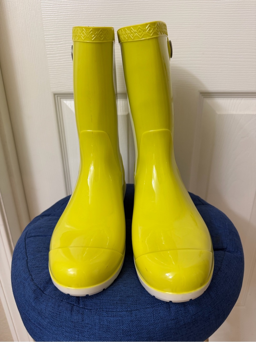 UGG Bright Yellow Waterproof Rain Boots - Picture 2 of 9